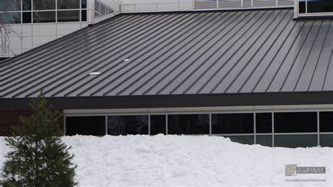 extra dark bronze standing seam